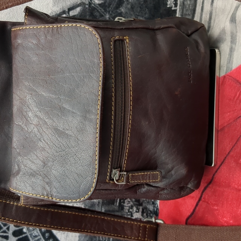 Jack Georges Voyager Slim Crossbody Bag